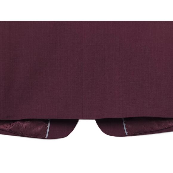 Bar III Men's Slim-Fit Active Stretch Wool Suit Jacket Red Solid 40S NWT - Picture 6 of 7